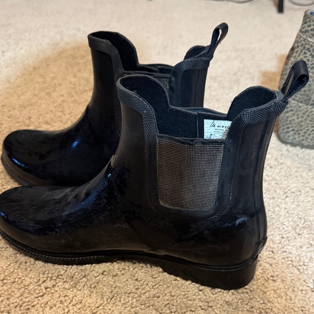 Sale, 3 For $40 Black Ankle Rain Boots for Women